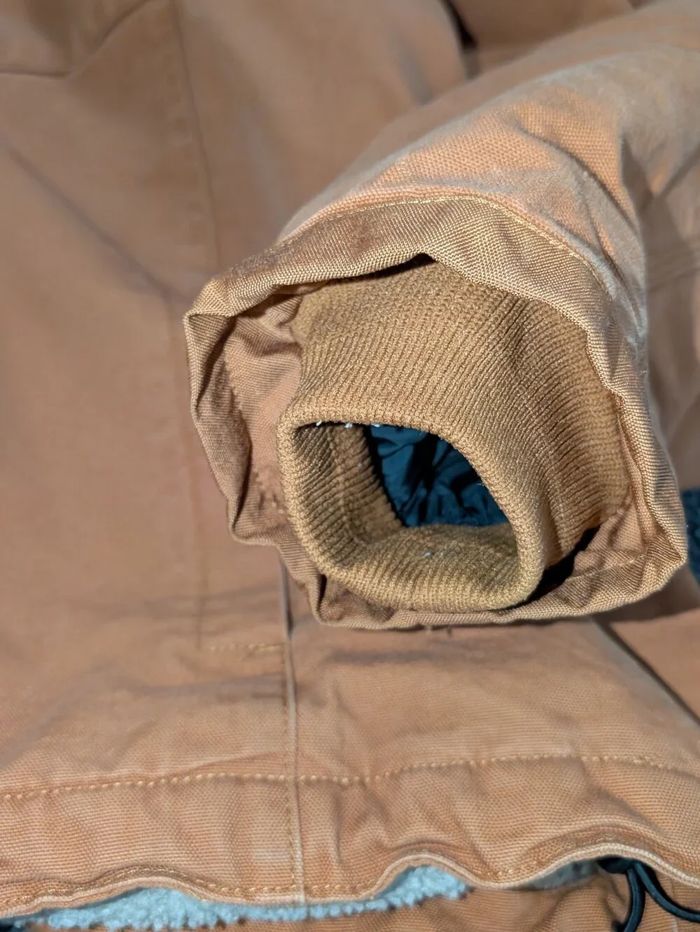 Carhartt Washed Duck Bartlett Jacket Brown Tan Men's 3XL TALL 103826